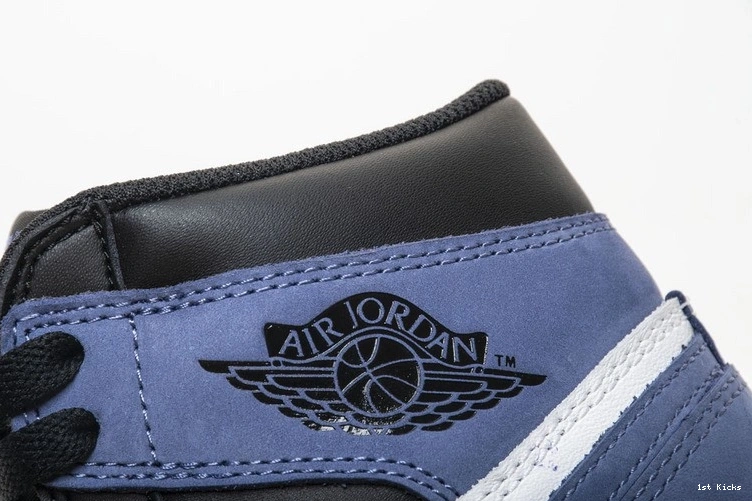 555088-115 OG Air Jordan Retro  High Blue 1 Moon 1009